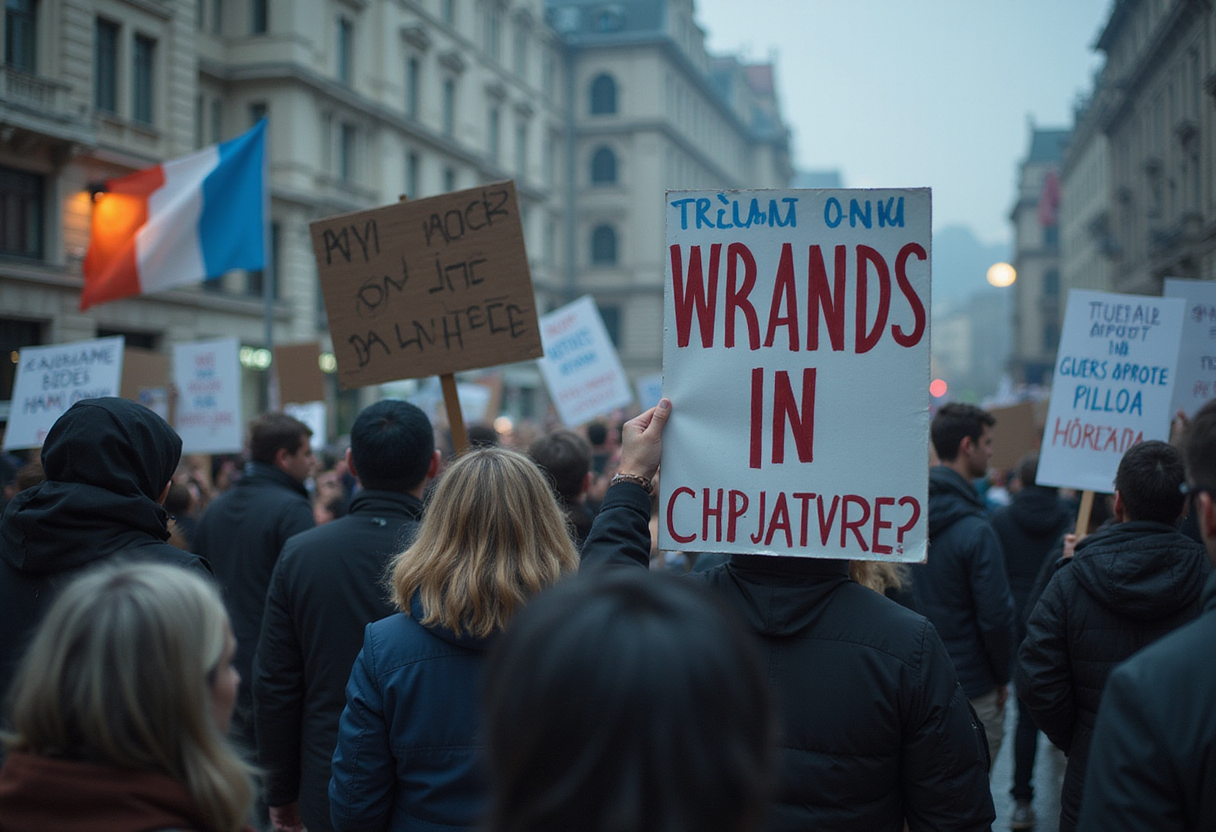 ‘Not in Our Name’: Kosovars on Statehood Day Protest Hague War Crimes Trial - Balkan Insight